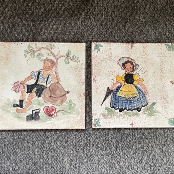 Other - Hand painted vintage tile